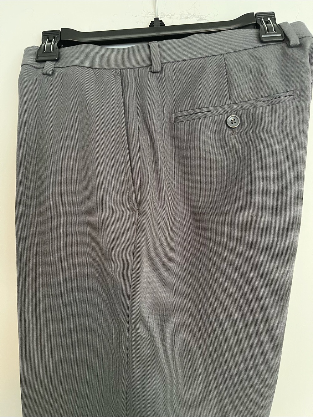 Men's Slim Fit Gray Dress Slacks
